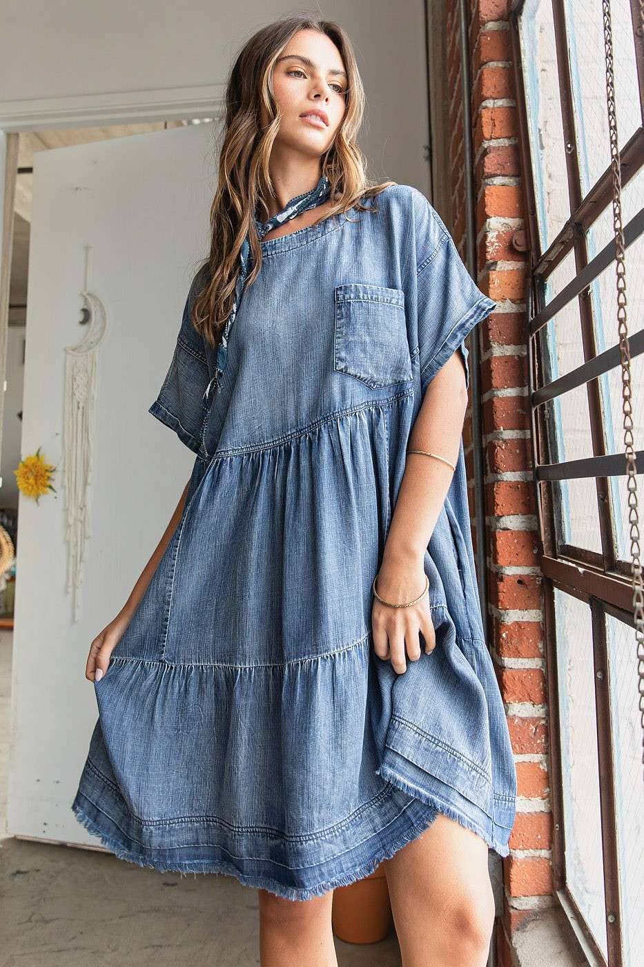 denim dress oversized NATHGAM Plus Size Denim Dress for Women Oversized Long Sleeve Jean Maxi Dresses Loose Fit Button Up Lapel Dress Solid Dress at Amazon Women's Clothing store