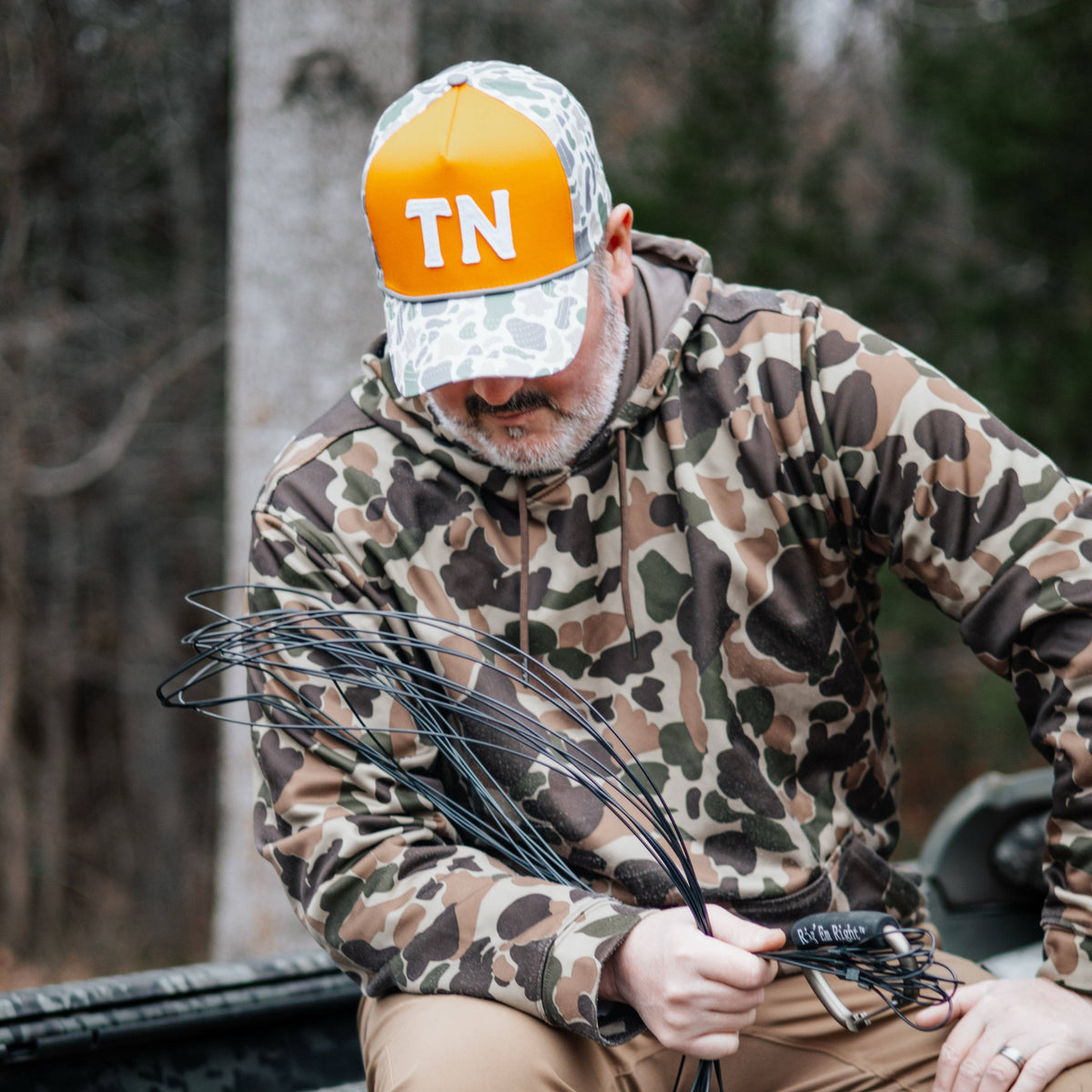 TN Hat - Orange Knox Camo