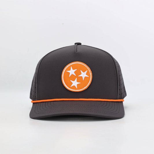 Good Shot Performance Hat - Tri-Star Smokey Grey